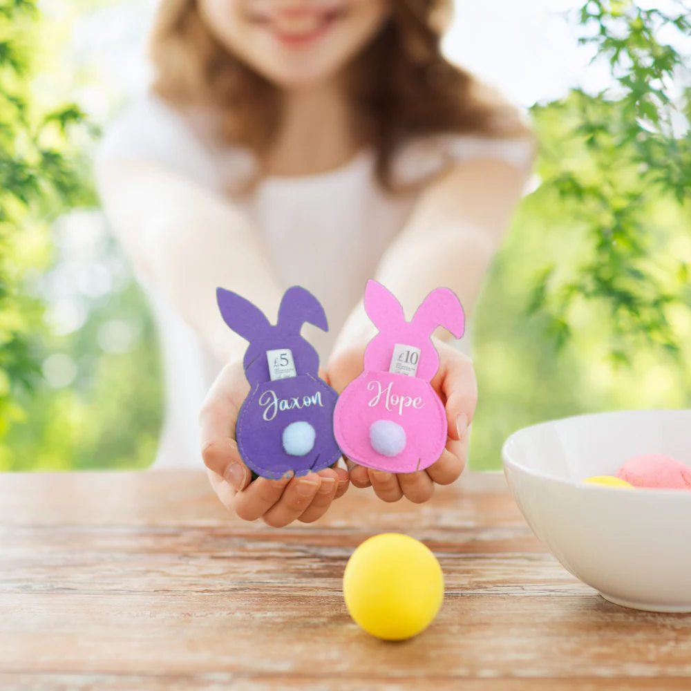 Personalised Easter Money Holder – Personalized Bunny Gift for Easter，For Kids 🐰💝 - Image 4