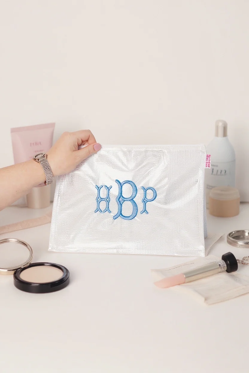 Embroidered Pool Bag | Personalized Wet Dry Zipper Pouch - Image 3