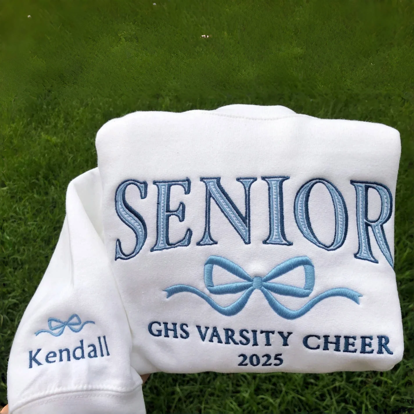 Embroidered Senior Sweatshirt – Personalized Class of 2026 - Image 3