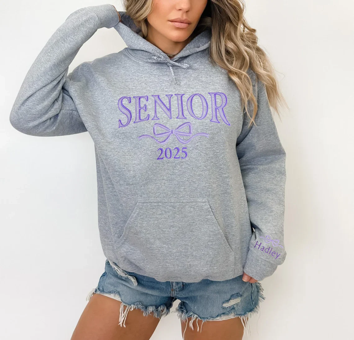 Embroidered Senior Sweatshirt – Personalized Class of 2026 - Image 5