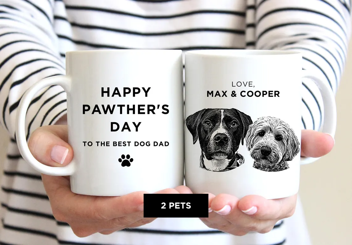 Father's Day Dog Dad Mug – Personalized Pet Gift for Fur Dads - Image 5