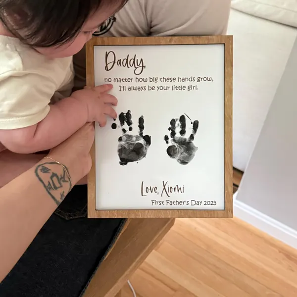 Father’s Day Handprint Frame – DIY Personalized Dad Gift 2026 - Image 2