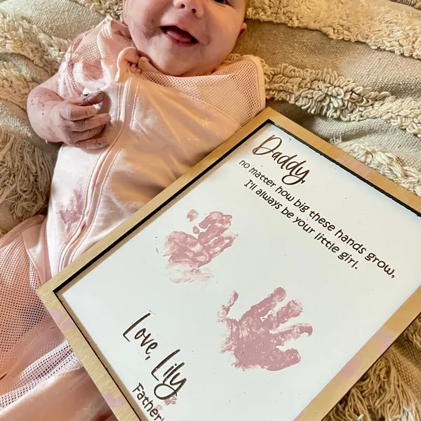 Father’s Day Handprint Frame – DIY Personalized Dad Gift 2026 - Image 3