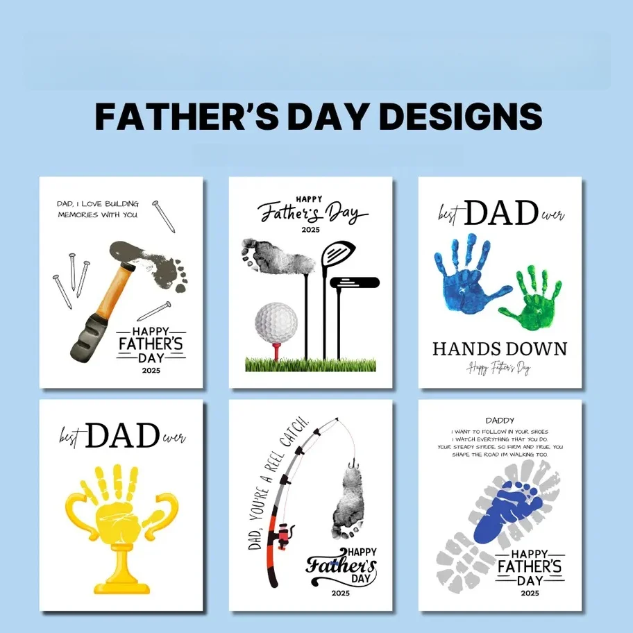 Nailed It! Father’s Day Handprint Art Gift Canvas Print (Unframed) - Image 6