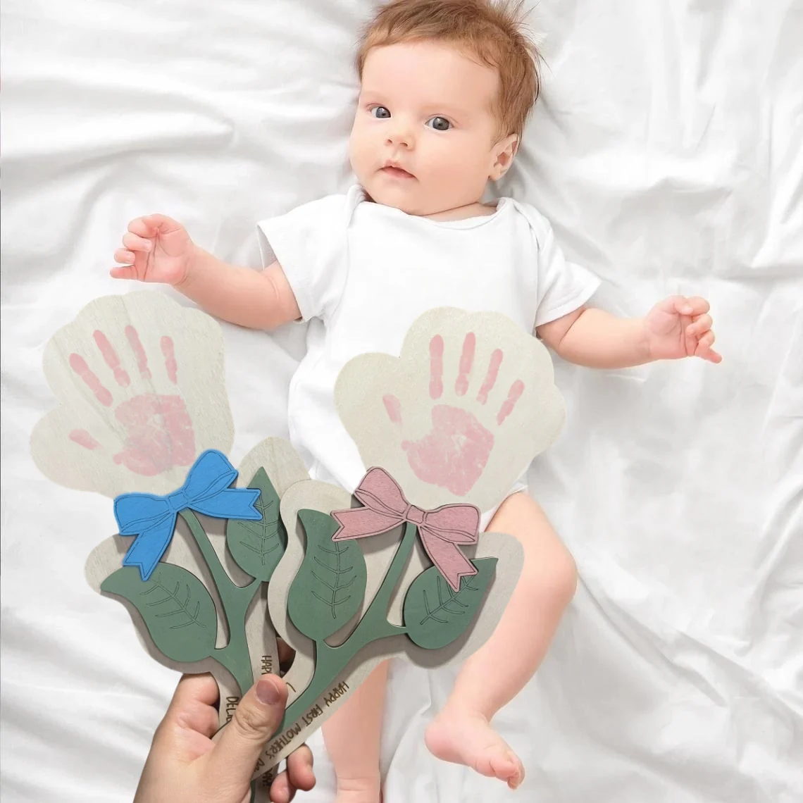 Newborn Handprint Keepsake – First Father’s Day or Baby Memory Gift - Image 4