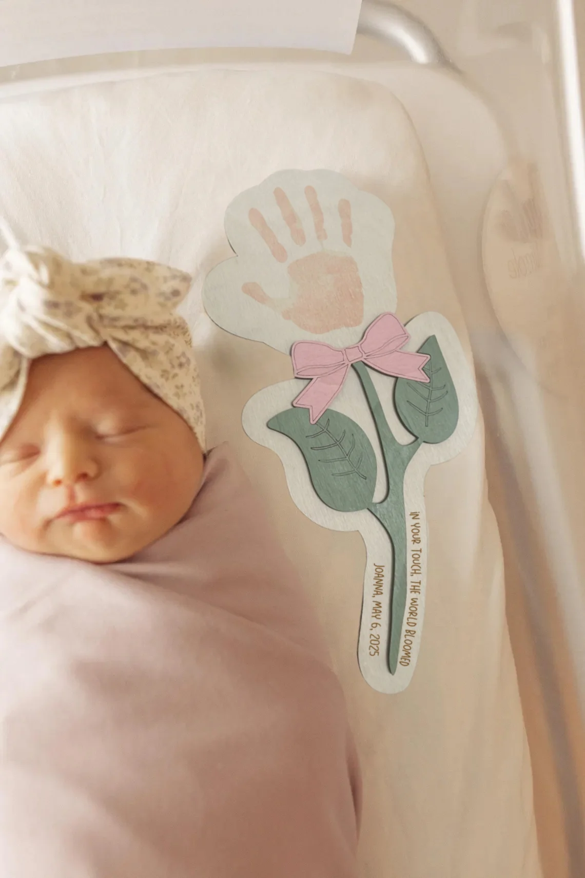 Newborn Handprint Keepsake – First Father’s Day or Baby Memory Gift - Image 5