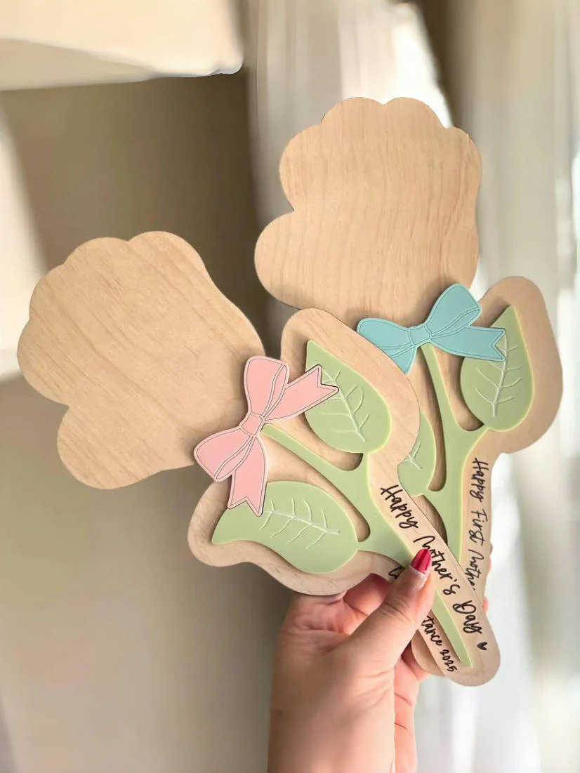 First Mother’s Day Handprint Gift | Personalized Keepsake Magnet - Image 3