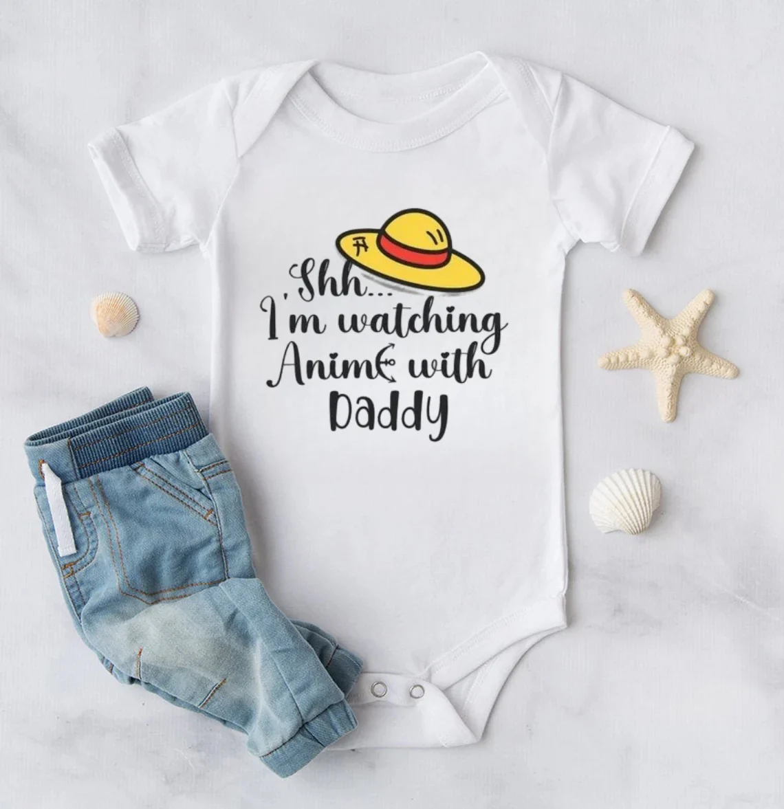 Funny Anime Baby Onesie – Cute Gift for Anime-Loving Dads - Image 7