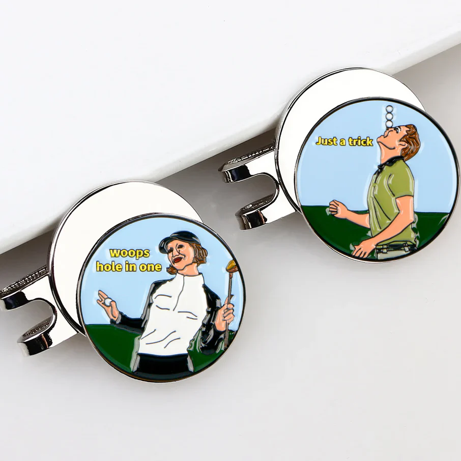 Funny Magnetic Golf Ball Marker Cartoon Hat Clip – Golf Gift - Image 10