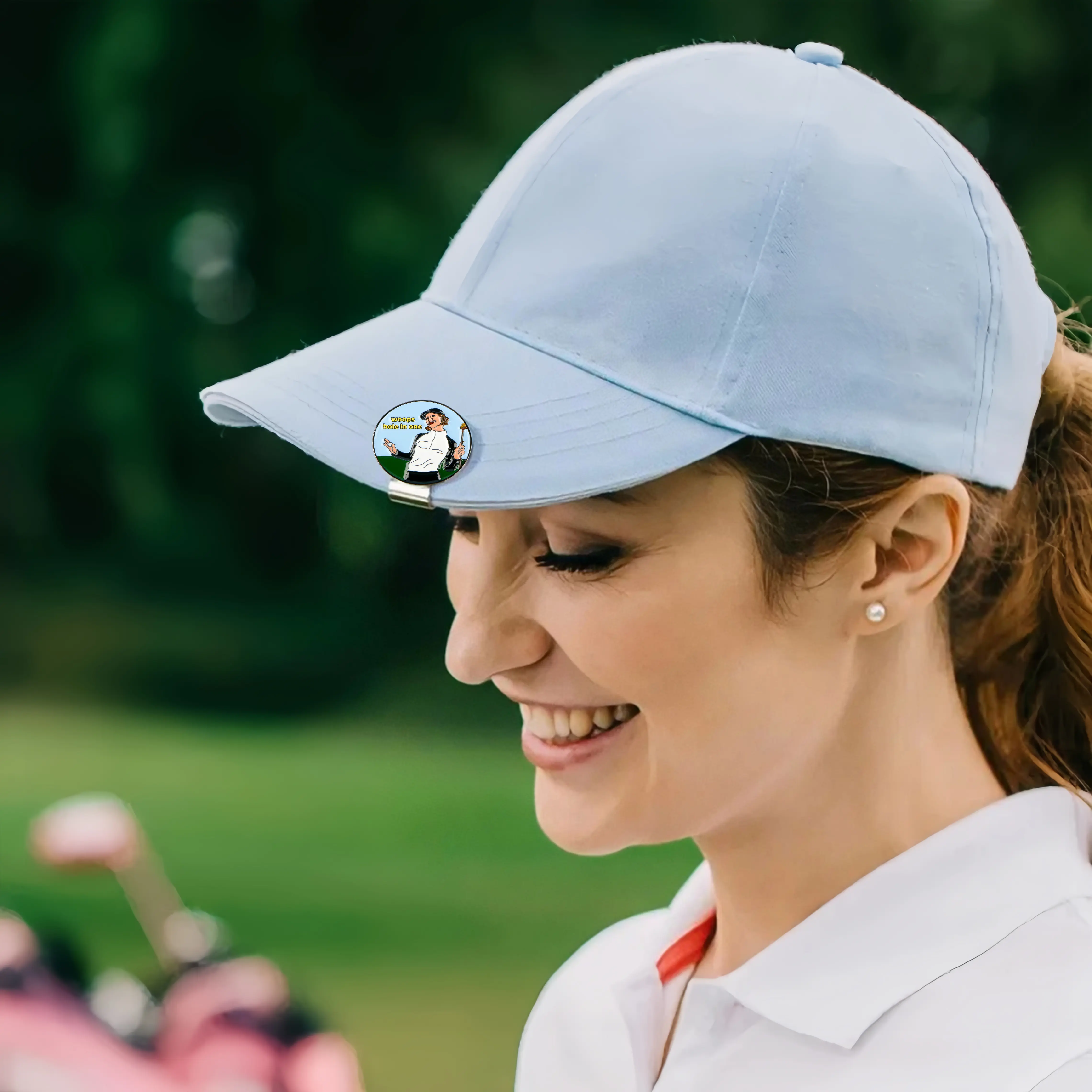 Funny Magnetic Golf Ball Marker Cartoon Hat Clip – Golf Gift - Image 5