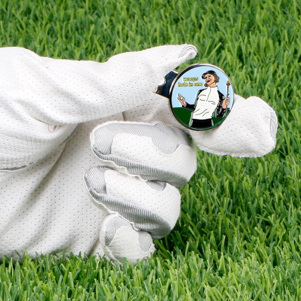 Funny Magnetic Golf Ball Marker Cartoon Hat Clip – Golf Gift - Image 9