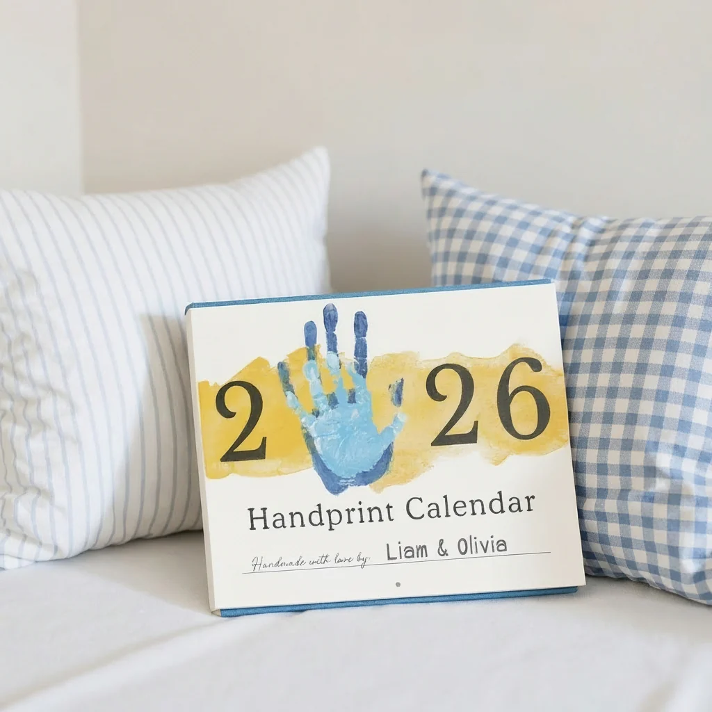 2026 Grandparents Handprint Calendar – Personalized Gift from Kids - Image 3