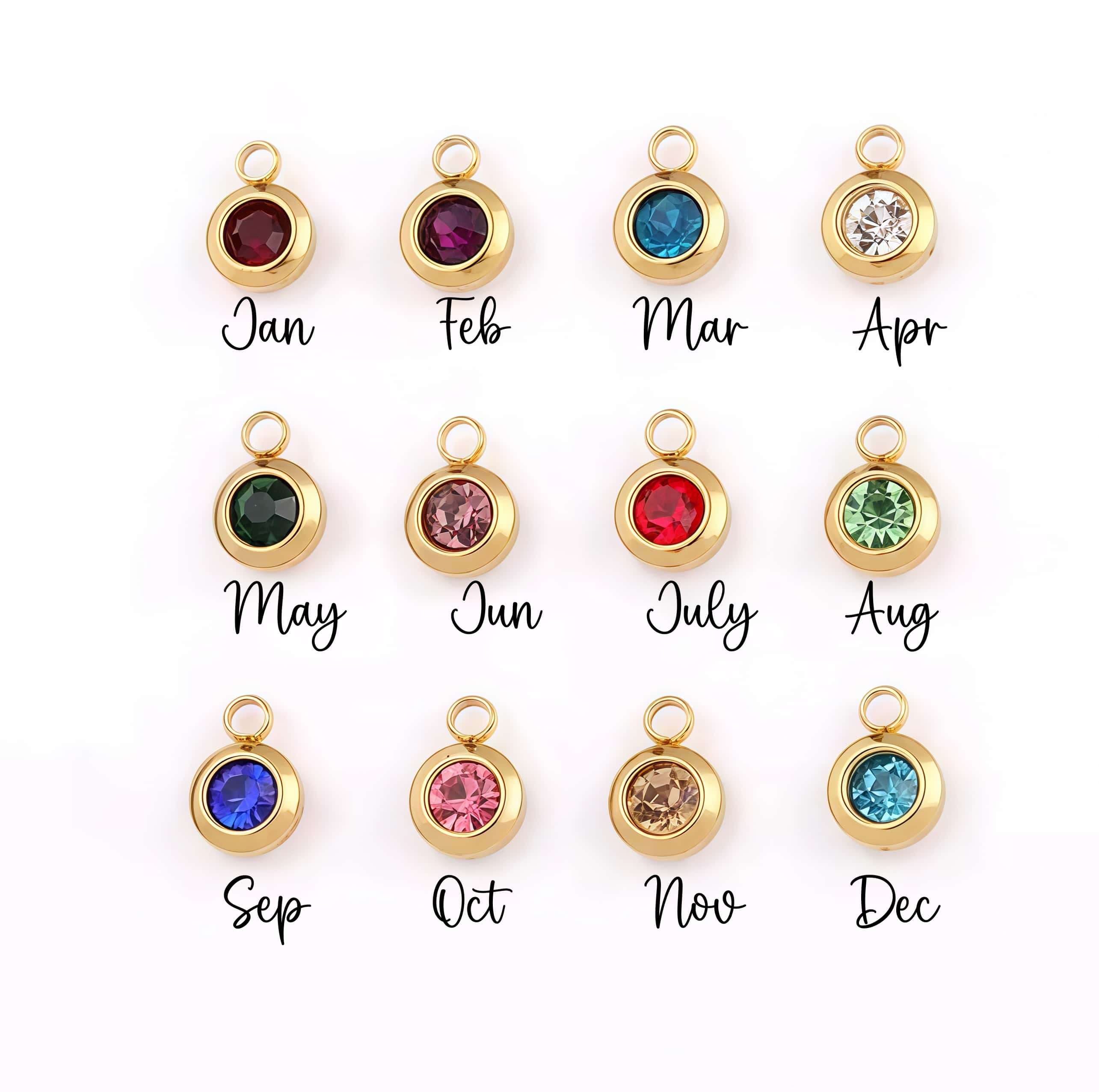 Guardian Angel Steering Wheel Rosary – Birthstone Car Charm - Image 3