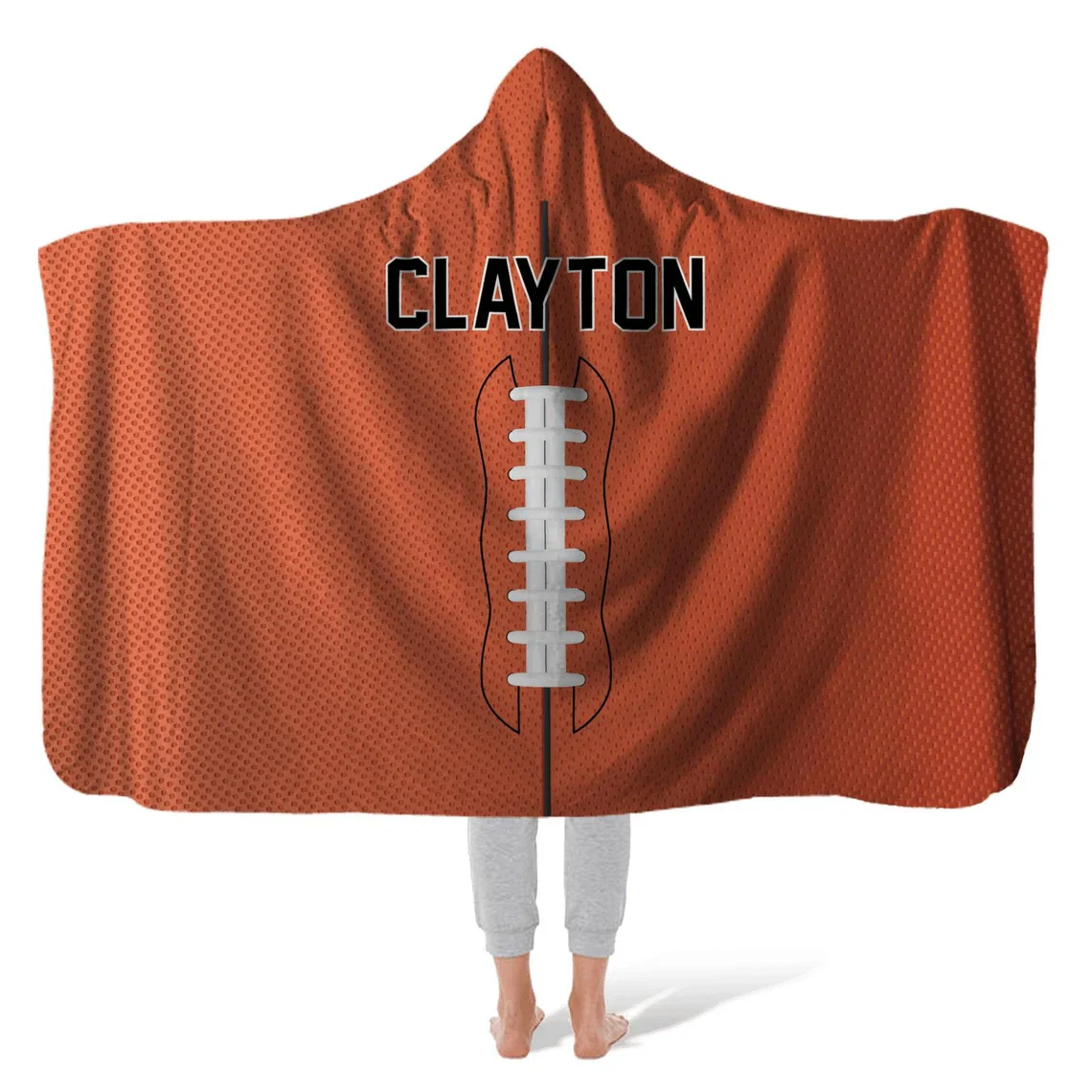 Hooded Sports Fleece Blanket – Baseball, Football, Soccer, Basketball - Image 3