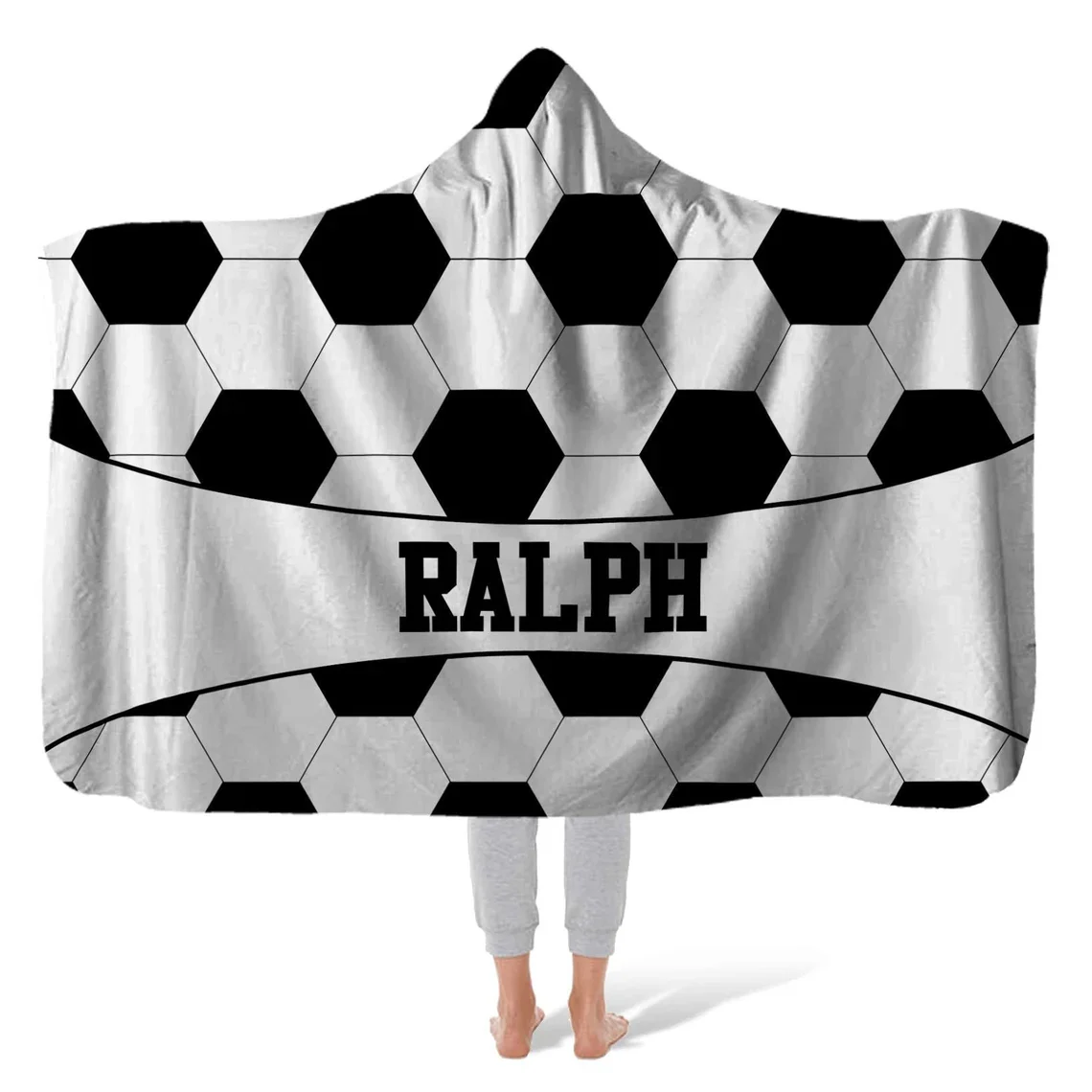 Hooded Sports Fleece Blanket – Baseball, Football, Soccer, Basketball - Image 5