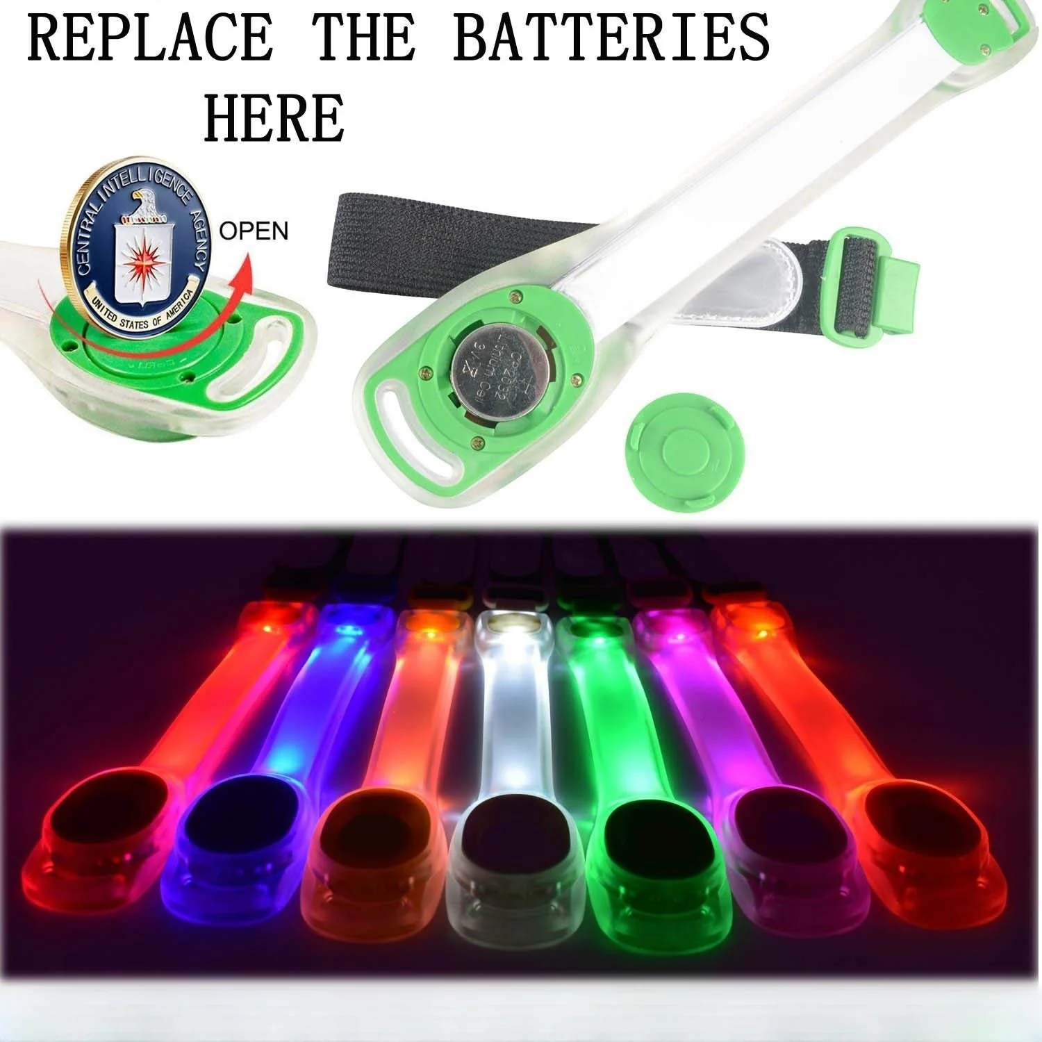 LED Light Up Armband – Waterproof, Reflective & Adjustable - Image 9