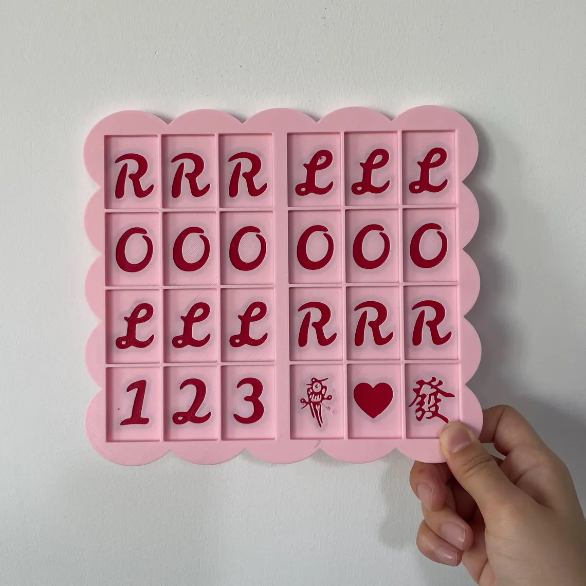 Mahjong Practice Board | 3D Printed Tile Holder Training Tool - Image 2