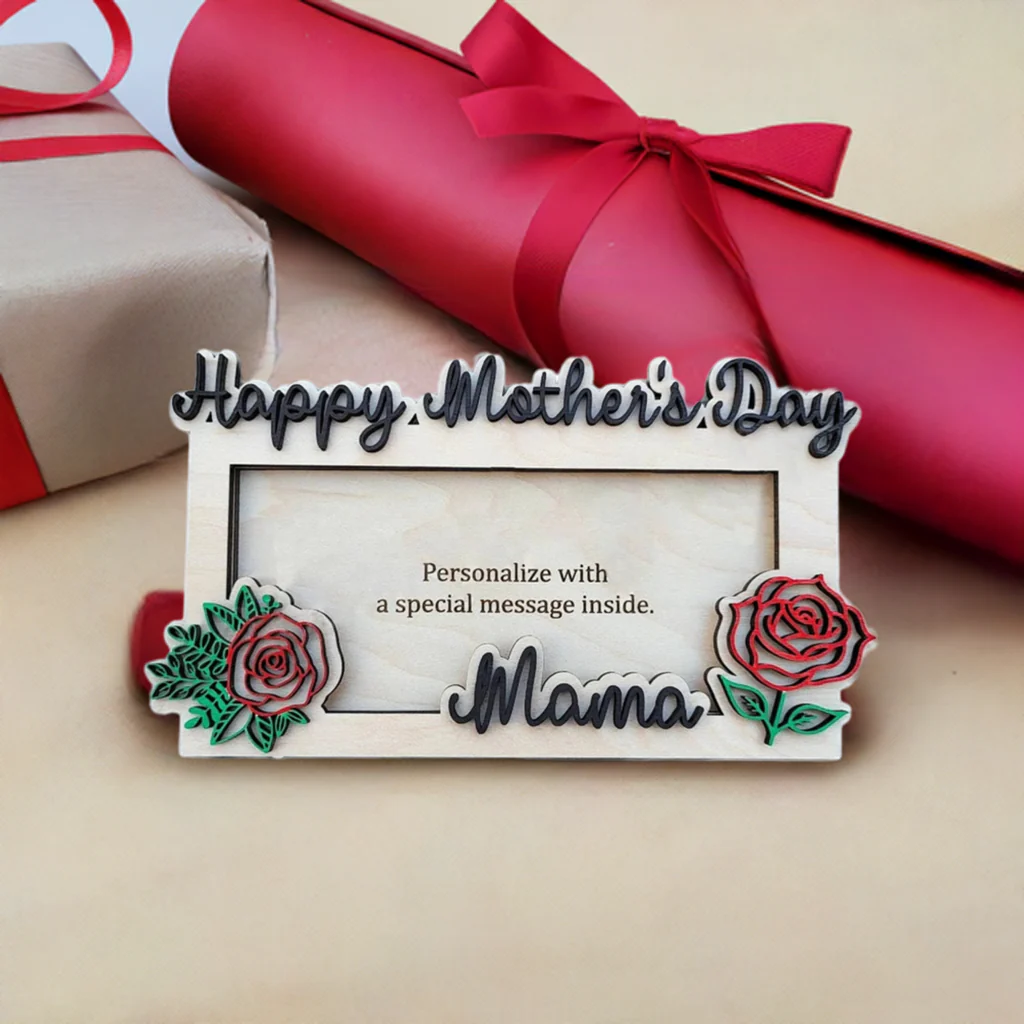 Wooden Rose Envelope Money Holder - Perfect Mother’s Day Gift 🌹💖 - Image 4