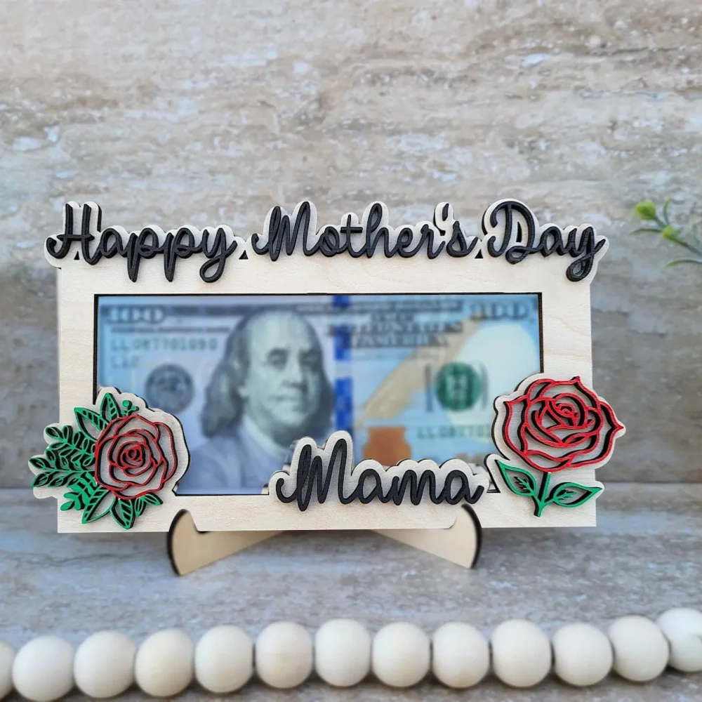 Wooden Rose Envelope Money Holder - Perfect Mother’s Day Gift 🌹💖 - Image 5