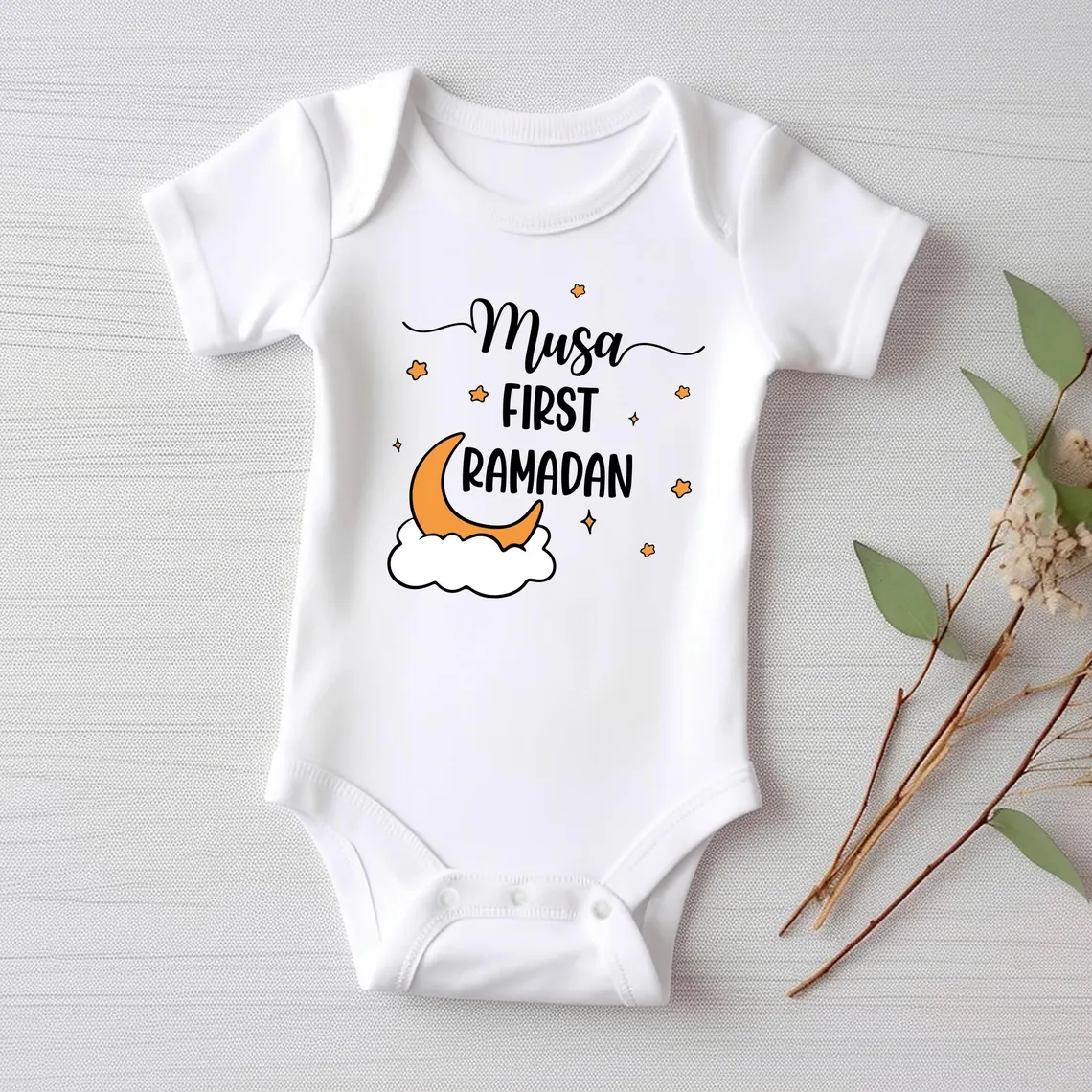 My First Ramadan Outfit | Personalized Baby Bodysuit Gift - Image 7