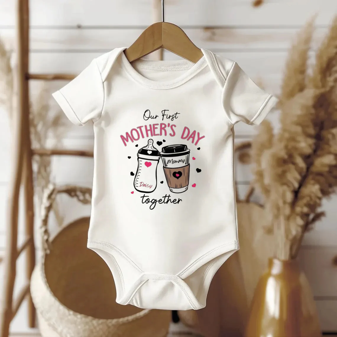 Our First Mother's Day Matching Shirt | Custom Mom & Baby Outfit - Image 7
