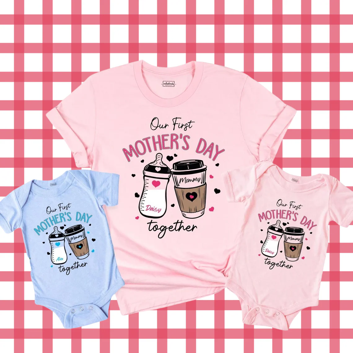 Our First Mother's Day Matching Shirt | Custom Mom & Baby Outfit - Image 8