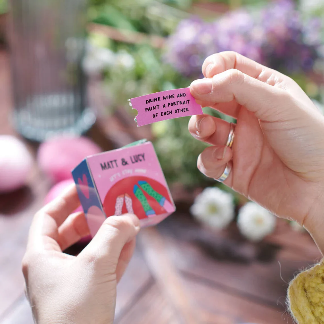 Personalised Couples Date Night Dispenser – Romantic Home Gift - Image 5