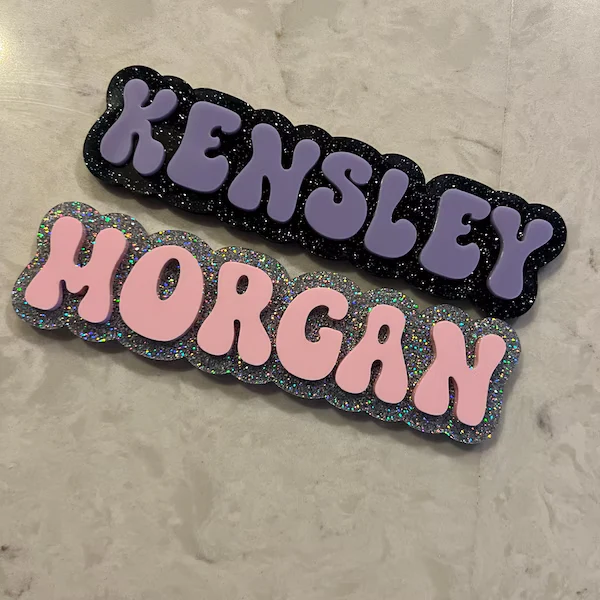 Personalized 3D Locker Name Magnet – Custom Acrylic Locker Decor - Image 5
