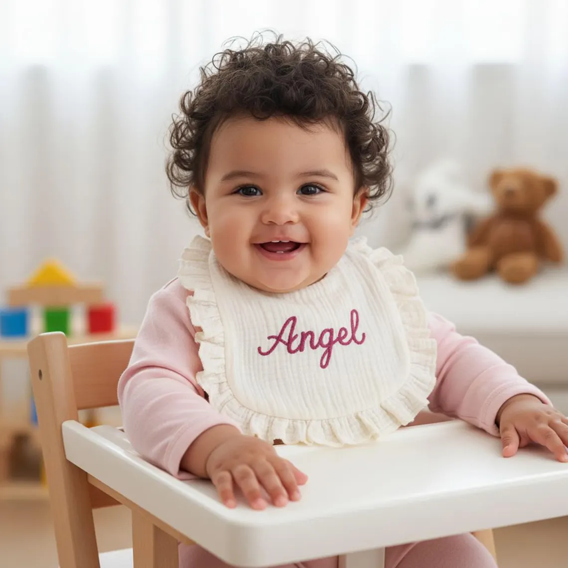 Personalized Baby Bibs – Custom Embroidered Cotton Baby Gift - Image 9
