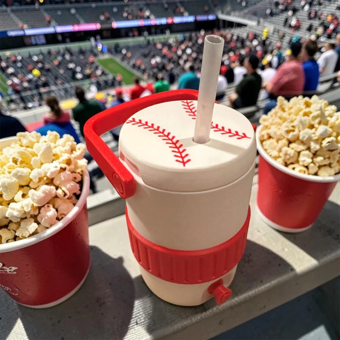 Personalized Baseball & Softball Mini Cooler Can Holder Keychain