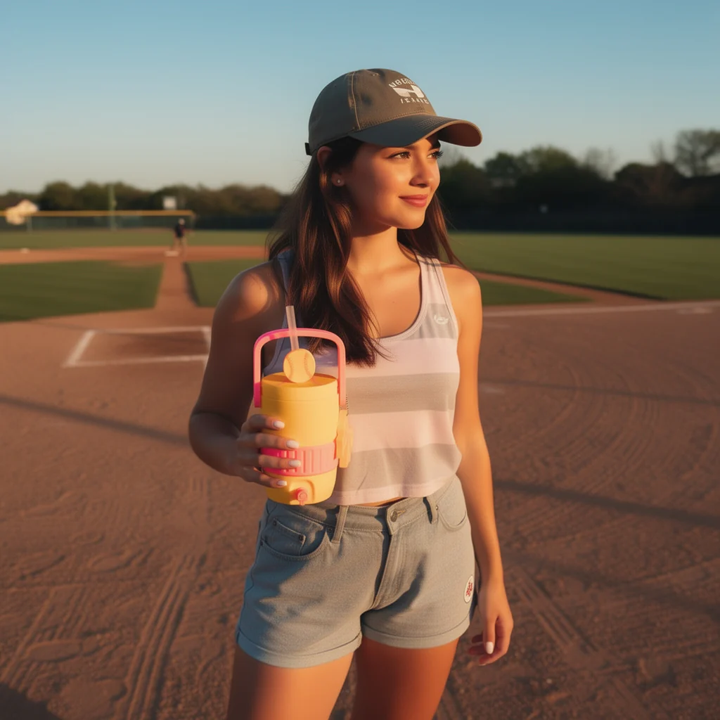 Personalized Baseball & Softball Mini Cooler Can Holder Keychain - Image 5