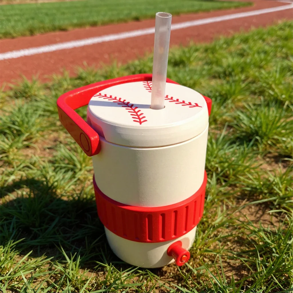 Personalized Baseball & Softball Mini Cooler Can Holder Keychain - Image 6