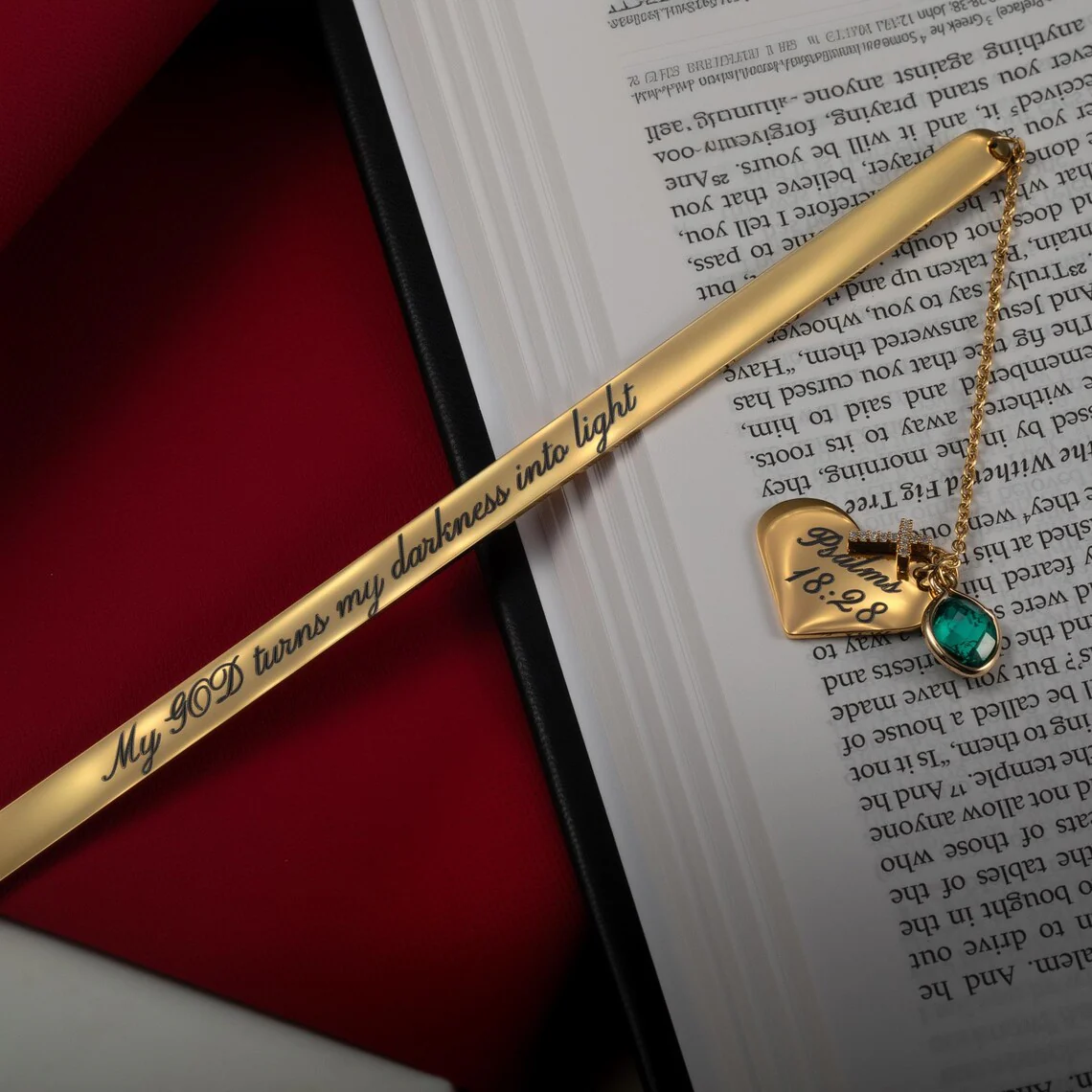 Personalized Bible Verse Bookmark – Custom Engraved Gift - Image 3