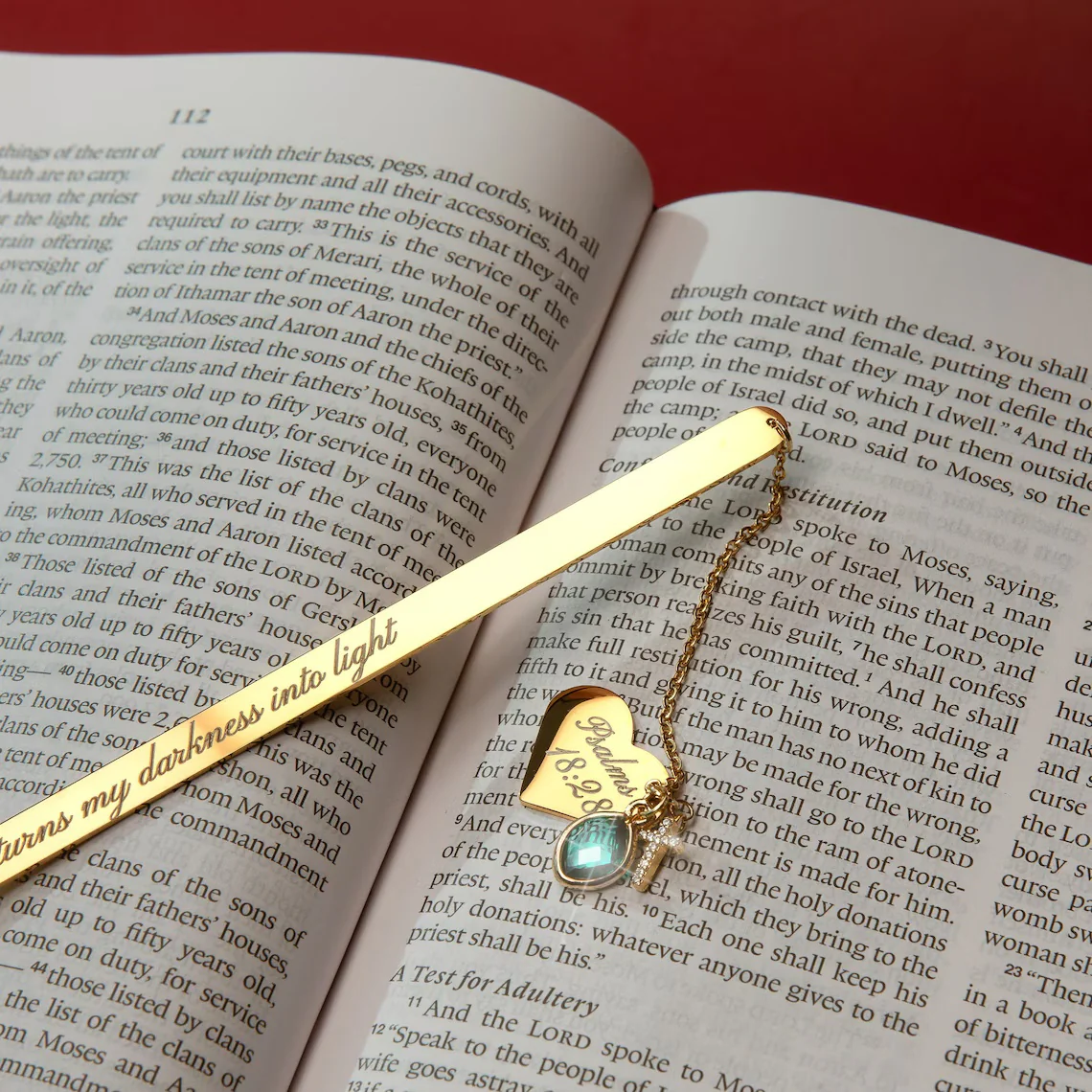 Personalized Bible Verse Bookmark – Custom Engraved Gift - Image 4