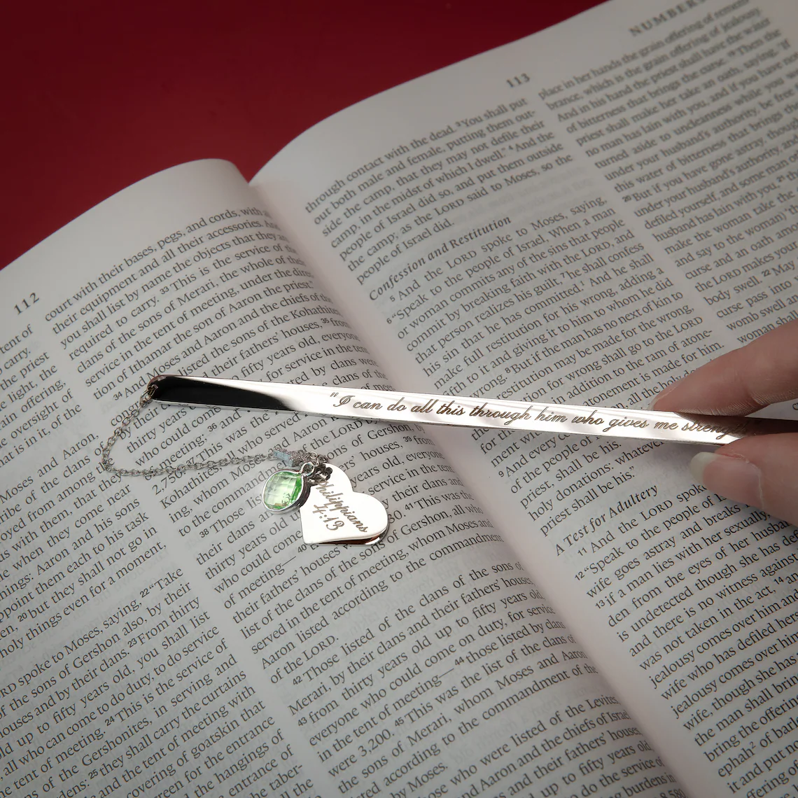 Personalized Bible Verse Bookmark – Custom Engraved Gift - Image 5