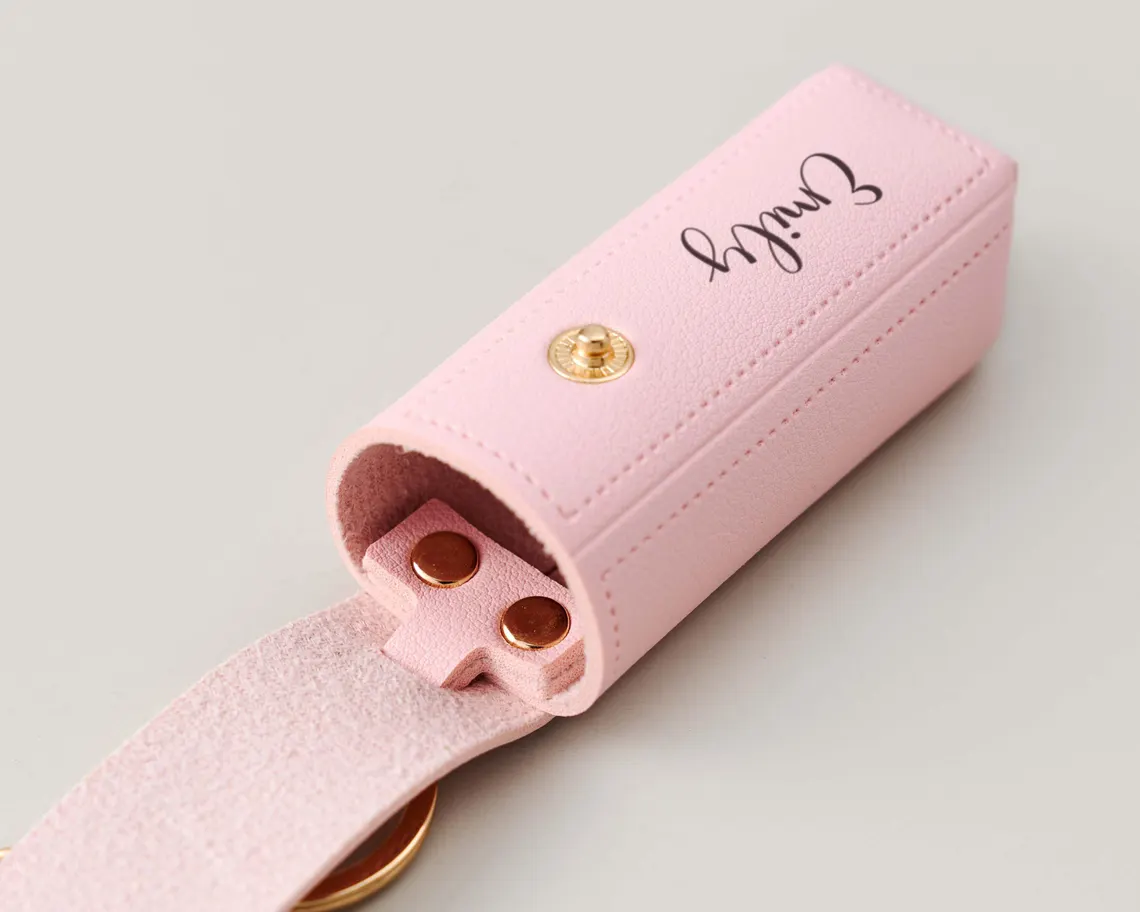 Personalized Birth Flower Lipstick Case with Mirror – Custom Gift - Image 7