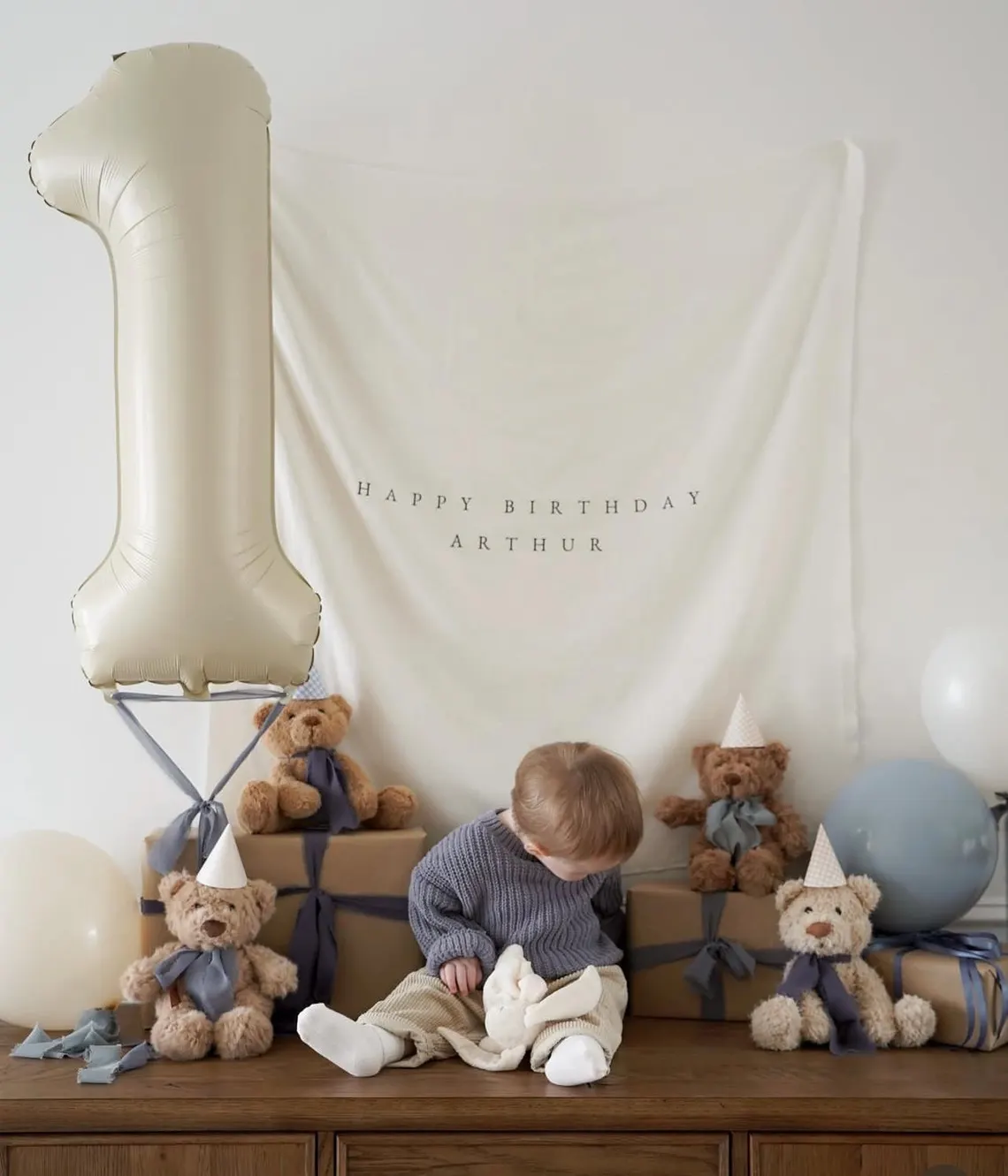 Personalized Birthday Banner | Custom Fabric Name Flag - Image 2