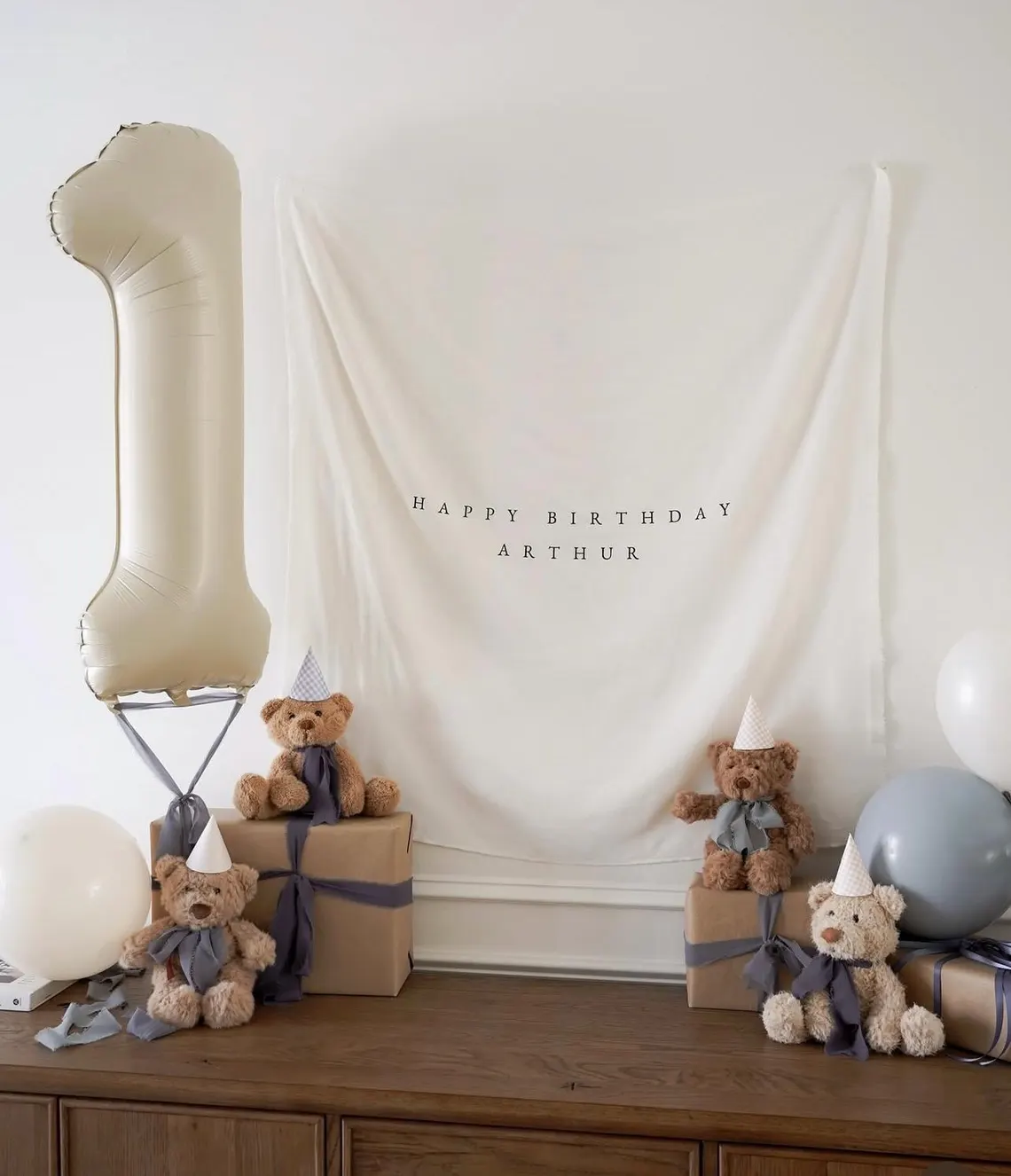 Personalized Birthday Banner | Custom Fabric Name Flag - Image 3