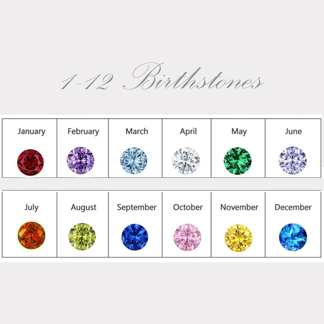 Personalized Birthstone Family Name Jewelry | Custom Heart Necklace or Bangle - Image 8