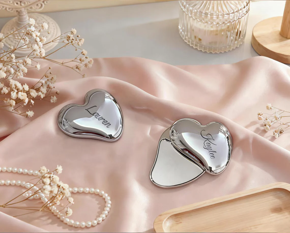 Personalized Compact Mirror – Bridesmaid Gift - Image 3
