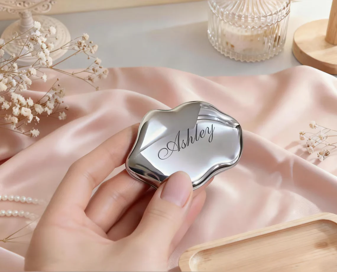 Personalized Compact Mirror – Bridesmaid Gift - Image 4