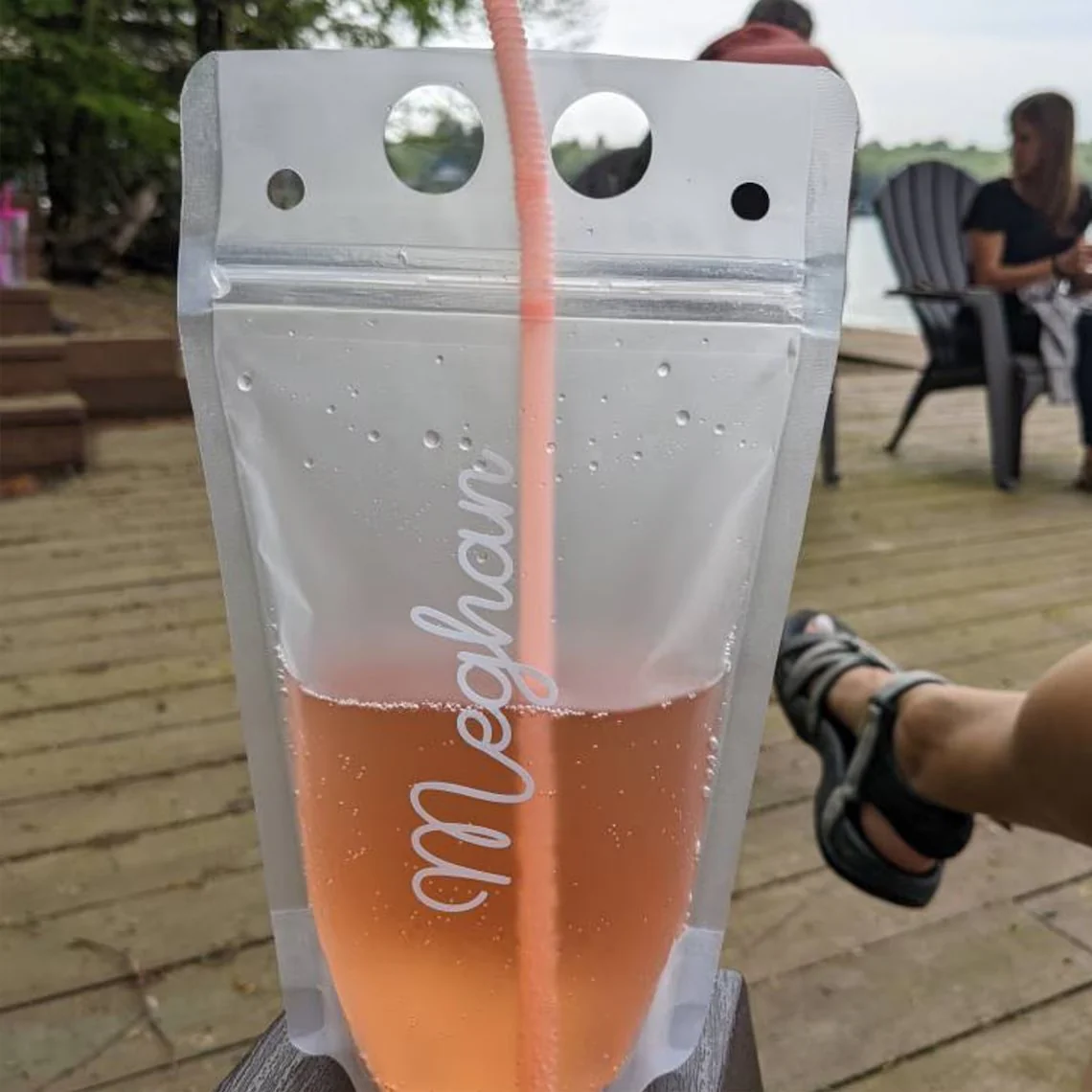 Personalized Bridesmaid Drink Pouches | Bachelorette Party Favors - Image 6