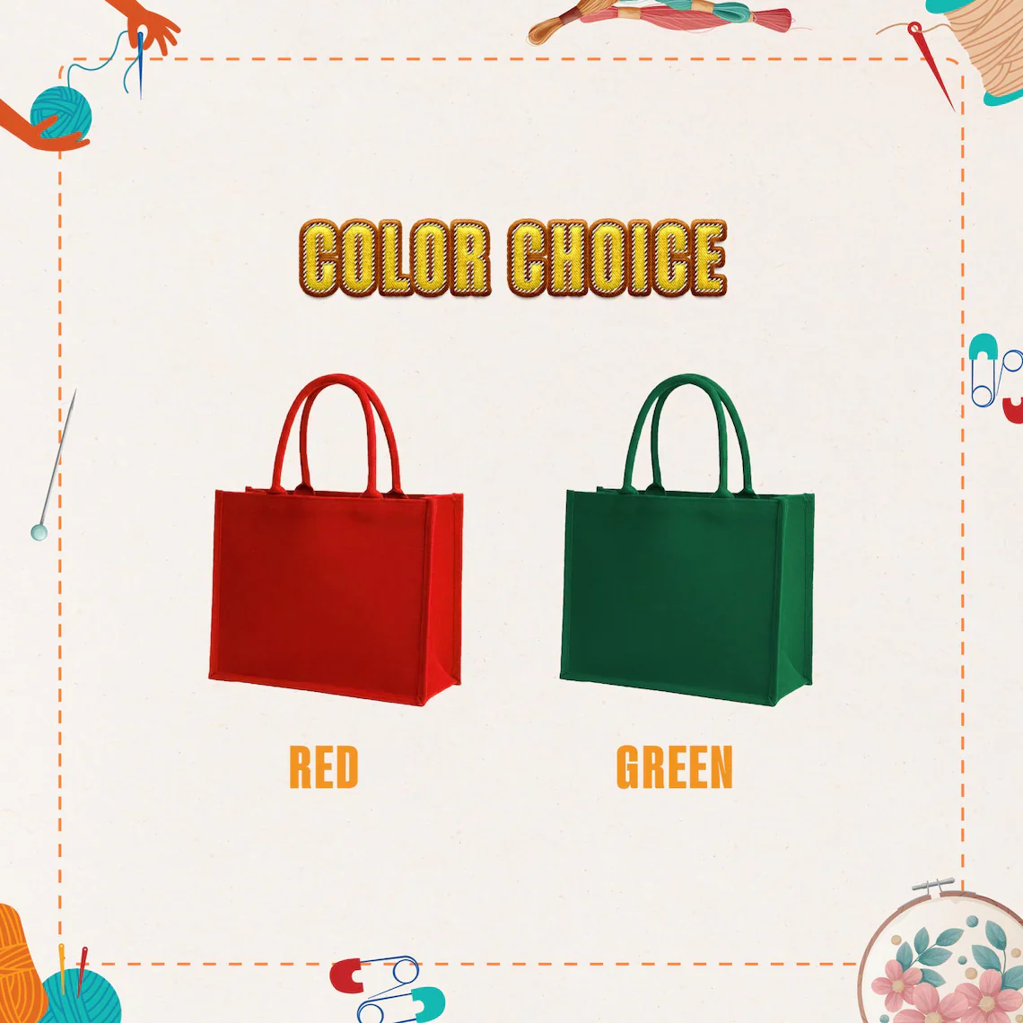 Personalized Christmas Bags | Custom Embroidered Christmas Gift Tote - Image 5