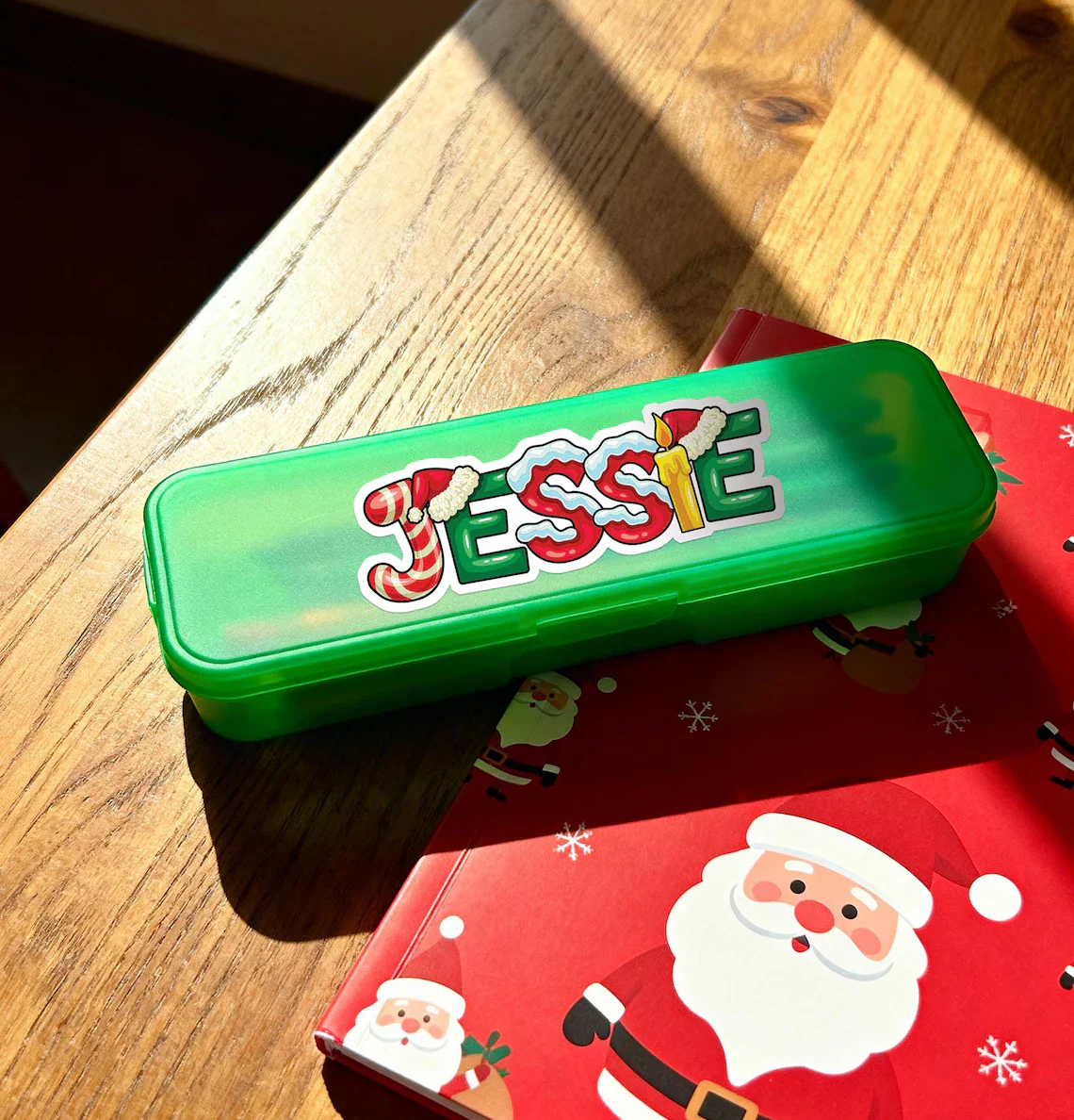 Personalized Christmas Gift Labels | Custom Name Stickers Set - Image 4