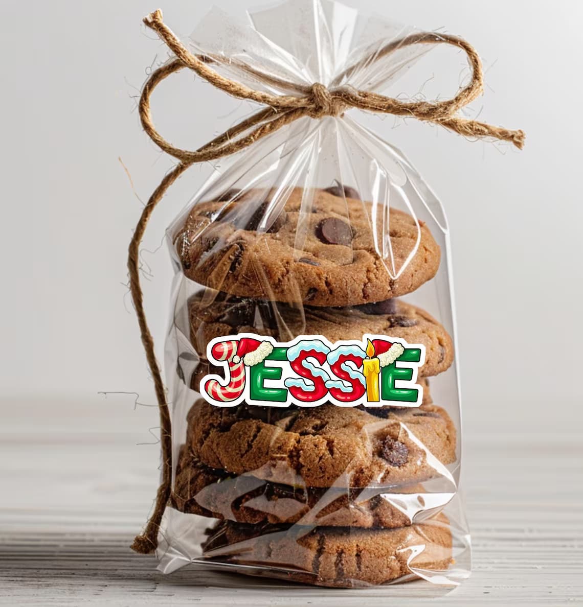 Personalized Christmas Gift Labels | Custom Name Stickers Set - Image 5