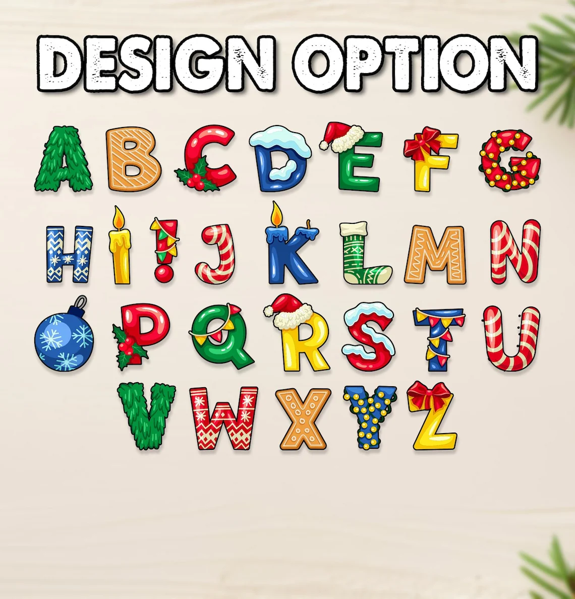 Personalized Christmas Gift Labels | Custom Name Stickers Set - Image 8