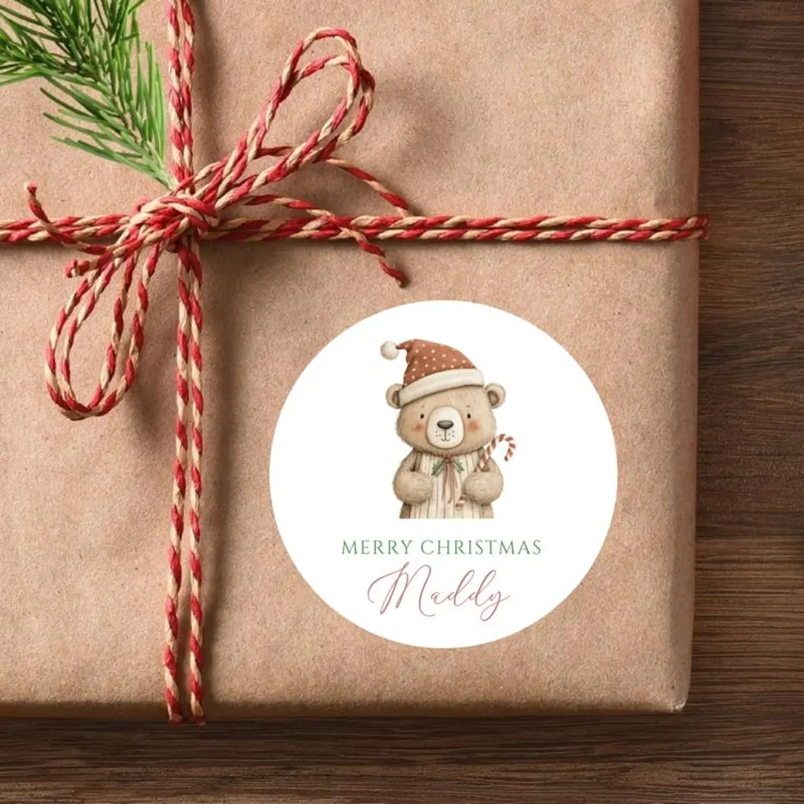 Personalized Christmas Stickers for Kids | 16 Festive Icon Designs - Image 12