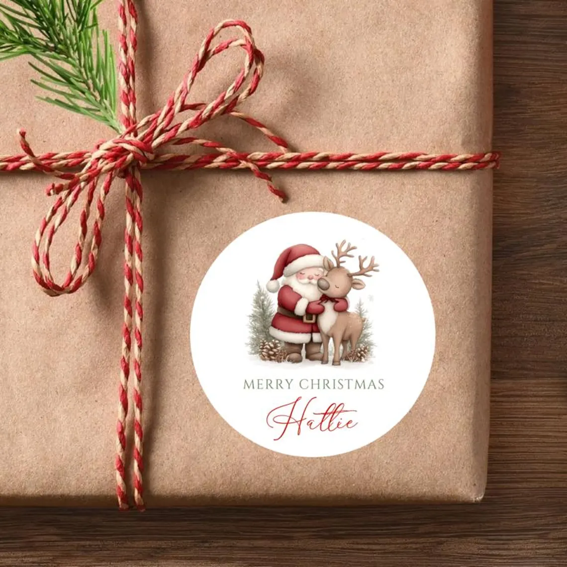 Personalized Christmas Stickers for Kids | 16 Festive Icon Designs - Image 13