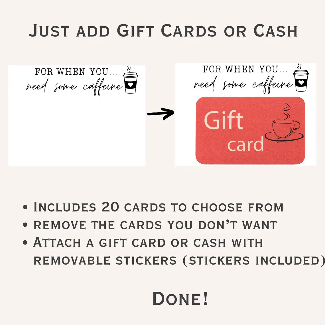Personalized College Gift - Cash & Gift Card Holder for Students - Image 12