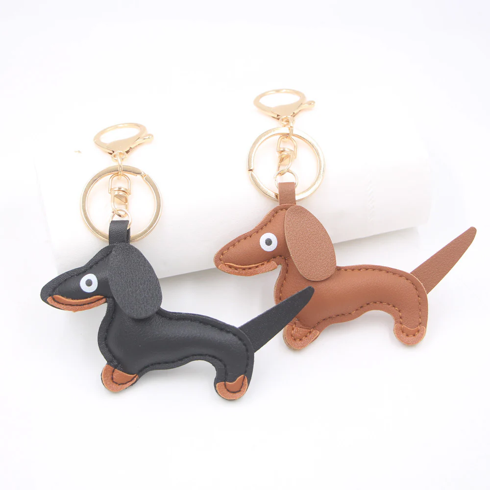 Personalized Dachshund Keychain | Custom Name & Initial Keyring - Image 5